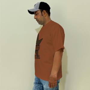 Camiseta Deportiva Personalizada de Algodón 100% con Logotipo Impreso Digitalmente en la Parte Delantera, Estilo Hip Hop, Talla Grande, Transpirable, para Hombre, Corte Holgado - Product Image 4