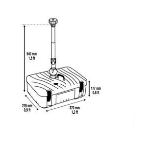 Sicce 2500 Filterapond Filtre à eau interne Pompe UV 9 watts et lumière UV Étang extérieur et système de filtration d'eau d'aquarium - Product Image 5