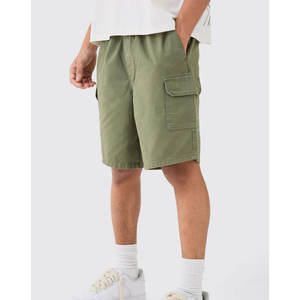 กางเกงขาสั้นผ้าคอตตอนเอวยางยืดมีกระเป๋าหลายกระเป๋าสำหรับผู้ชายกางเกงขาสั้นสำหรับฤดูร้อนสินค้ามาใหม่ - Product Image 1