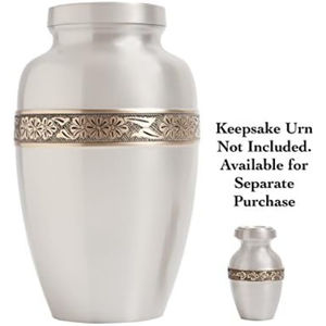 Urna de metal elegante y de calidad superior con un acabado pulido para recuerdos reflexivos - Product Image 2