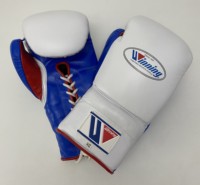 Gants de boxe professionnels GYMSTERO en cuir véritable lacés, personnalisables, de haute qualité, 16 oz, pour entraînement et arts martiaux