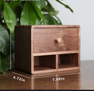Caja de pañuelos de madera de lujo - Product Image 4