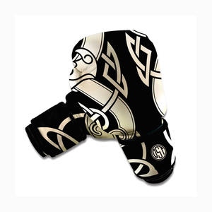 Logotipo personalizado Proveedor al por mayor Guantes de entrenamiento de boxeo Kickboxing Entrenamiento Lucha Gancho y bucle Muñequera - Product Image 1