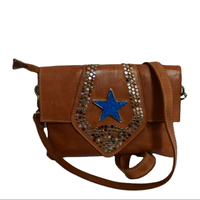 Portefeuille-pochette unisexe antivol en cuir véritable Moroccan Soul avec doublure PC souple, porte-cartes longs et motif logo élégant MA