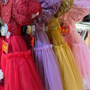 2024 ใหม่แฟชั่นชุดราตรีอย่างเป็นทางการ Gowns พัฟแขนซาตินชุดราตรี - Product Image 6