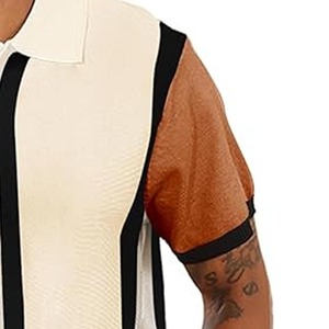 Camisetas OEM para hombre, polos casuales con logo personalizado, 100% algodón, teñido rápido, camisetas de manga corta, subidas por Dress Sports - Product Image 3