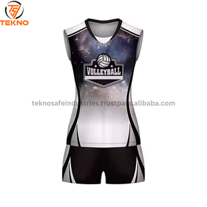 Uniforme de voleibol hecho con material de poliéster 100%, uniforme de voleibol de ajuste cómodo sin mangas 2025 a la venta, servicio OEM - Product Image 4