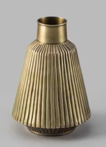 Grand Vases à tige modernes SS Table objets décoratifs Design Antique intérieur décor de mariage décoration de la maison Vase en métal moderne - Product Image 2