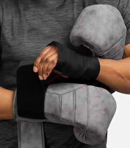 ถุงมือชกมวยหนังวัวแท้คุณภาพสูง ดีไซน์ใหม่ ปิดด้วยเชือกผูก ออกแบบโลโก้ได้ตามต้องการ ถุงมือต่อสู้หนังแท้ 100% - Product Image 5