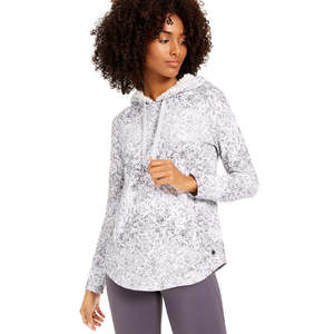 Felpa con Cappuccio Ideology da Donna, Taglia XX-Large, Stampa Serpente, Orlo Arrotondato, Promozionale, Colore Bianco - Product Image 1