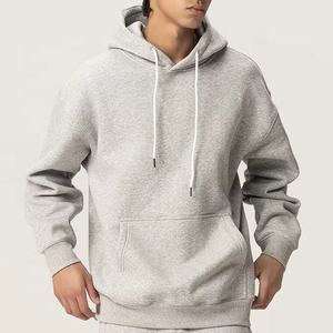 2025 New Arrival Oem High Quality Street Wear <b>String</b> Solid Color Cotton <b>for</b> Screen Print 100% Organic Cotton <b>Hoodies</b> <b>for</b> men - Product Image 5