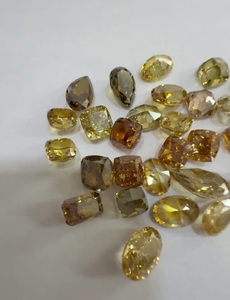 Diamantes Sueltos Facetados en Corte Rosa Amarillo Natural de 0.40 Quilates, Certificados por Terceros, de la India, para la Fabricación de Joyas al por Mayor - Product Image 2