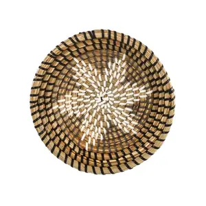 Hight quality Best Price product Wreath shape Sunshine woven Seagrass material Placemat for Wall Decoration made in Vietnam