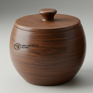 Tazón de madera clásico no tóxico, decoración ecológica, biodegradable, Apto para lavavajillas, para regalos de boda y obsequios - Product Image 1