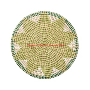 Napperon rectangulaire tissé en rotin naturel fait à la main de qualité supérieure pour décor de Table à manger tapis de Table de Style ferme résistant à la chaleur - Product Image 3