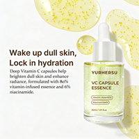 Sérum Visage Éclaircissant en Capsules VC en Gros – Anti-Teint Terne, Ampoules Boostantes d'Éclat, Contrôle du Sébum, Hydratant, Soin de la Peau