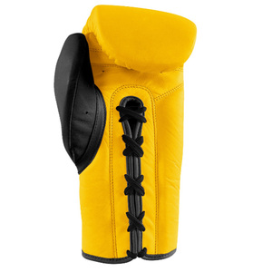 Gants de boxe faits à la main très vendus en cuir de vache véritable avec impression de logo personnalisé Gants de boxe pour adultes - Product Image 3