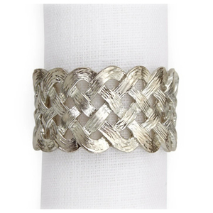 Servilletero de Metal trenzado dorado de lujo, Decoración de mesa, banquetes de boda y hogar, cocina, fiestas, servilleta decorativa, hebilla - Product Image 2