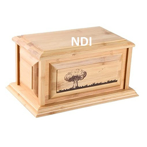 Urnas de Cremación de Madera de Diseño Moderno, Forma Cuadrada, Acabado en Nogal, Urnas Conmemorativas para Cenizas, Proveedor de la India a Bajo Precio - Product Image 1