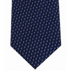 Cravatta Blu da Uomo Michael Kors, Taglia Regolare, Stampa Jacquard con Motivo Geometrico Ombreggiato, Realizzata in Seta e Poliestere, Stile Casual - Product Image 3