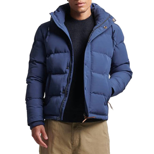 Nueva chaqueta acolchada ligera de alta calidad 2026 fabricada en Pakistán, chaqueta acolchada azul de estilo informal para exteriores para hombres - Product Image 1