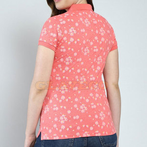 Polos pour femmes légers et très vendus, polos personnalisés imprimés par sublimation - Product Image 3