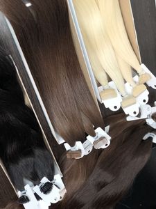 Vente en gros d'extensions de cheveux Remy vietnamiens 100% cheveux humains vierges crépus droit ruban adhésif Machine Double trame - Product Image 3