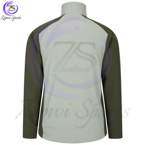 แจ็กเก็ตกลางแจ้งแบบนิ่มสำหรับผู้ใหญ่เสื้อใส่กลางแจ้งแนวสตรีทสำหรับผู้ชายทำด้วยมือออกแบบโลโก้ได้ตามที่ต้องการ - Product Image 5