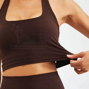 Ensembles de leggings grande taille pour femme Legging de yoga à séchage rapide personnalisé ensemble de yoga 3 pièces - Product Image 6