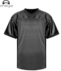 Conjunto de camiseta de fútbol americano de alta calidad personalizado unisex transpirable de talla grande XL con número impreso para adultos y uso deportivo juvenil - Product Image 1