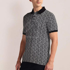 OEM de moda de alta calidad de los hombres Polos último diseño de media manga de punto de ropa hecha en fábrica al por mayor - Product Image 4