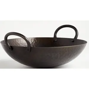 Bols ronds modernes en céramique de qualité supérieure, finition pigmentée or rose, style américain, pour une utilisation décorative sur table, sûrs pour les fêtes, plaqués. - Product Image 1