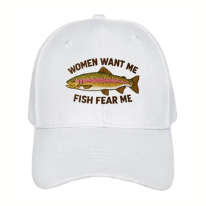 Gorra de béisbol clásica con logotipo bordado en 2D personalizado, 6 paneles, divertido sombrero de pesca para papá, bordado de pescador, fabricante OEM de Vietnam - Product Image 3