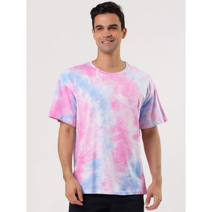 Fabricante de algodón liso para hombre, estampado personalizado, logotipo gráfico, Tie Dye, diseños de camisetas, camisetas casuales de sublimación para hombre para usar - Product Image 2