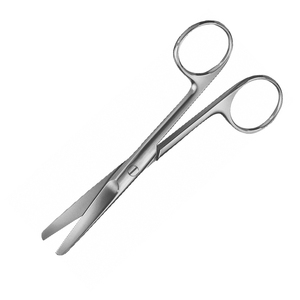 Ciseaux pour pansements chirurgicaux en acier allemand Ciseaux médicaux émoussés 6 "à finition droite Ciseaux chirurgicaux à pointe émoussée - Product Image 4