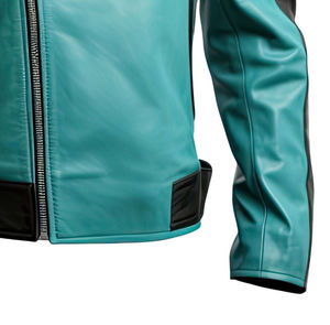 Chaqueta de Cuero con Cuello Alto de Lona de Algodón Resistente Más Vendida para Unisex, Servicios OEM, Ropa Casual para Hombre a Bajo Precio - Product Image 4