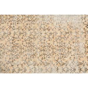 Alfombra turca Vintage de 6,4x10,2 pies, lana hecha a mano Beige, área grande, diseño de retazos, pasillo Rectangular, látex para decoración de habitación - Product Image 4