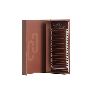 Charmlash Fournitures pour techniciens des cils en gros, plateaux de cils marron, mélange de fournitures pour extensions de cils, marron mat, OEM ODM, marque privée - Product Image 1