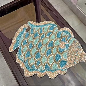 Home Decor <b>Table</b> Runner Beaded Decorative Farmhouse Decor Handmade <b>Table</b> Runner Rustic Bridal Baby Shower at Very <b>Low</b> Price - Product Image 3