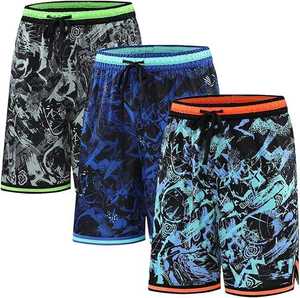 Shorts d'entraînement et de basket-ball pour hommes avec logo brodé Meilleures ventes en gros - Product Image 1