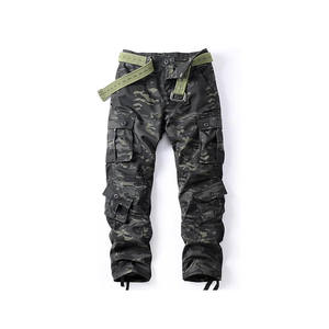 Pantalon de chasse durable en plein air pour hommes pantalon de camouflage avec panneaux de genou extensibles confortables - Product Image 1