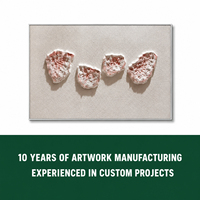 Peinture artisanale Wabi Sabi aux quatre formes minérales, grande œuvre d'art minimaliste, décoration intérieure, arts décoratifs pour la maison