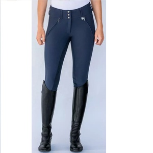 Culotte d'équitation personnalisée vêtements équestres vêtements de sport pantalons collants vente en gros 4 sens extensible silicone Grip culotte d'équitation - Product Image 5