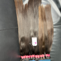 Cheveux humains vierges 100% naturels indiens ondulés et raides pour femmes, exportateur en gros, tissage à la main décoloré, double trame, pointes doubles, trame simple