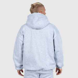 Sweat à capuche à motif uni en gros pour hommes, design personnalisé, tissu respirant, épaules tombantes, taille XL, sweat à capuche chaud d'hiver tendance - Product Image 4
