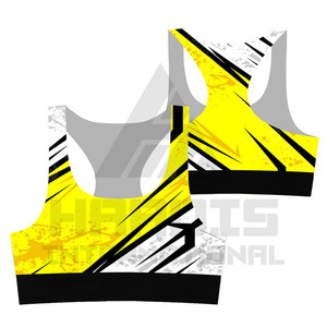 Soutien-gorge de sport sans couture à maintien élevé Vente en gros logo personnalisé femmes Sublimation Gym Yoga - Product Image 1