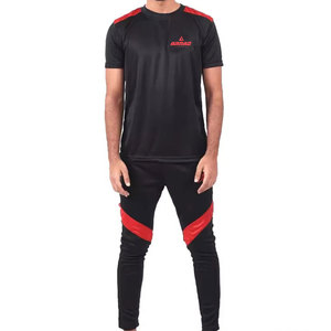 ชุดวอร์มสองชิ้นสำหรับฤดูร้อนพร้อมกางเกงแขนสั้นเสื้อและกางเกงวิ่งชุดวอร์มลำลองน้ำหนักเบาพร้อมผ้าระบายอากาศ - Product Image 1