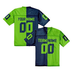 Maillot de football américain personnalisable pour hommes, lettres en twill résistant, panneaux en mesh respirant et uniforme de jeu haute performance - Product Image 2