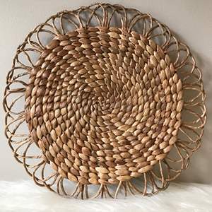 Natural de jacinto de agua manteles de mesa precio barato hecho a mano en forma de flor mantel Eco amigable de Vietnam - Product Image 6