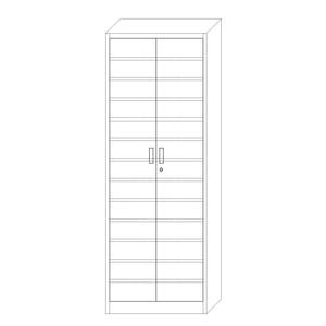 Armoire à petites pièces KIROW, bacs et boîtes de rangement en plastique - Product Image 4